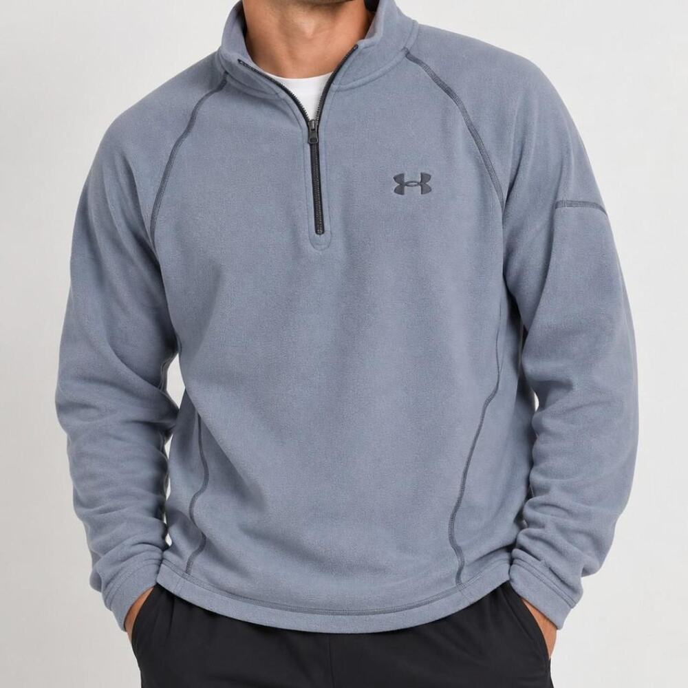 Blue Gray under armour quarter zip